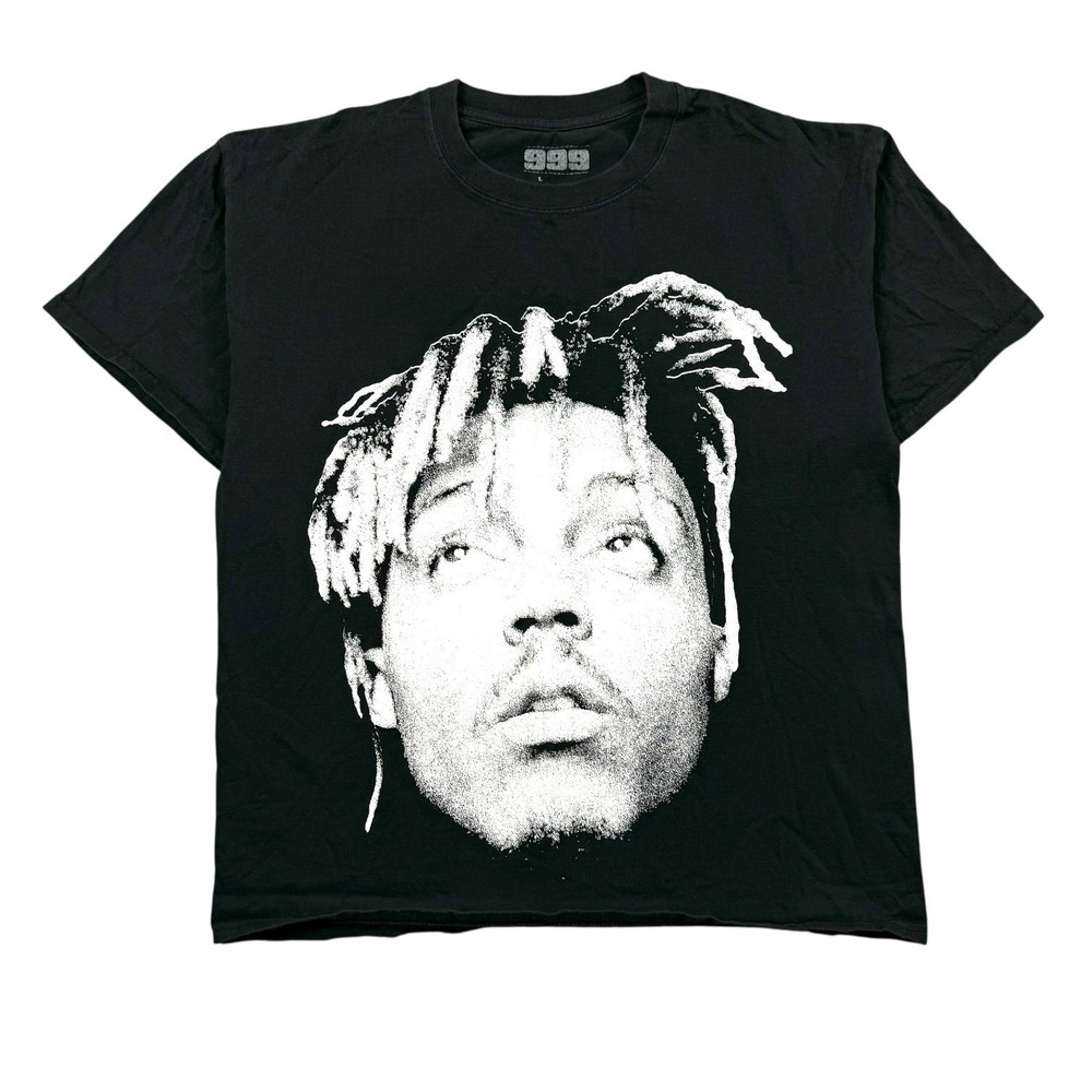 Juice Wrld T Shirt Men Large Black Rap‎ Double Sided Graphic Shadows In My Room